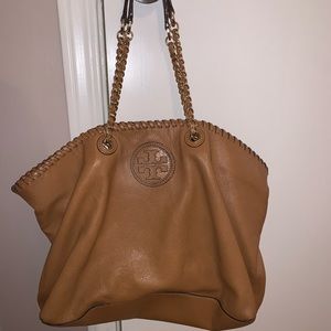 Leather Tory Burch tote